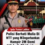 Ipda Yunus Labba, Polisi di NTT yang Habiskan Hampir Rp2 Miliar Merawat Anak Terlantar
